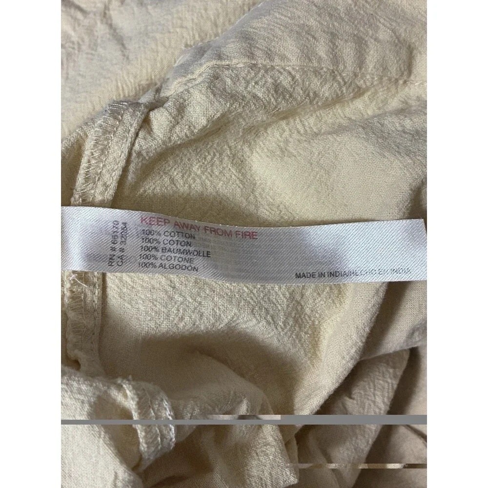 Free People Women’s Yellow Scalloped Shorts Size Large